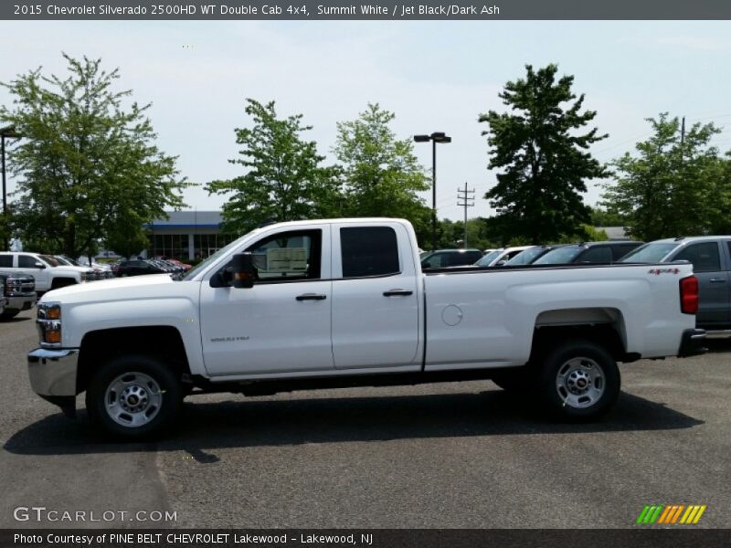 Summit White / Jet Black/Dark Ash 2015 Chevrolet Silverado 2500HD WT Double Cab 4x4