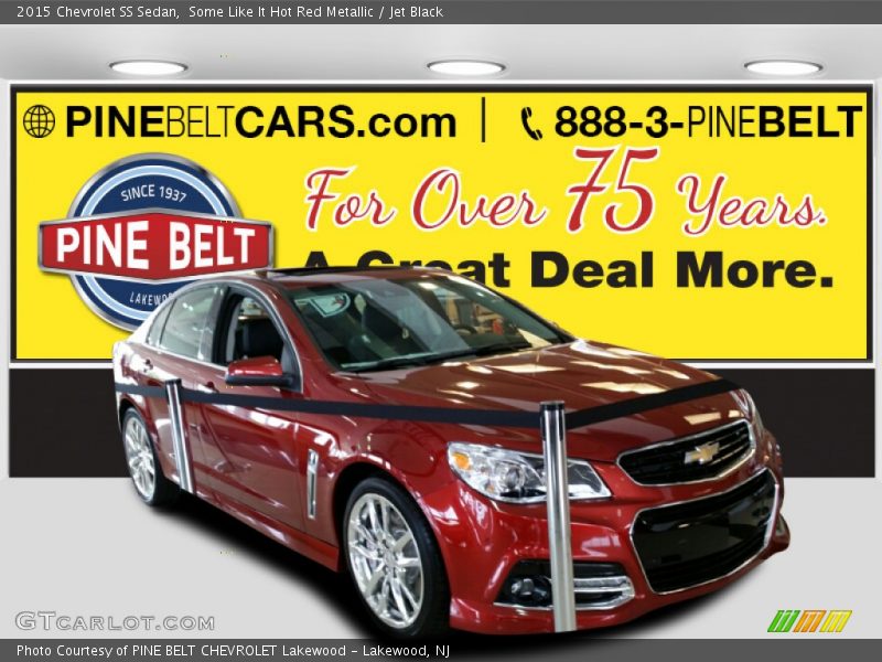 Some Like It Hot Red Metallic / Jet Black 2015 Chevrolet SS Sedan
