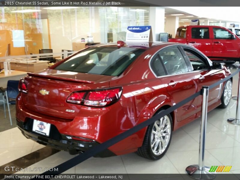 Some Like It Hot Red Metallic / Jet Black 2015 Chevrolet SS Sedan