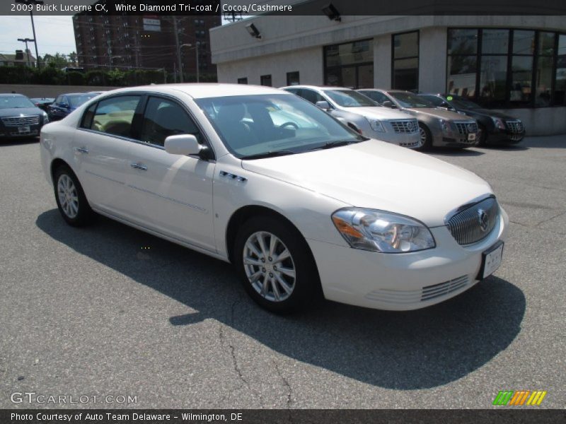 White Diamond Tri-coat / Cocoa/Cashmere 2009 Buick Lucerne CX