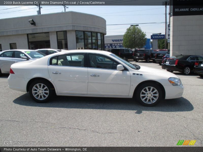 White Diamond Tri-coat / Cocoa/Cashmere 2009 Buick Lucerne CX