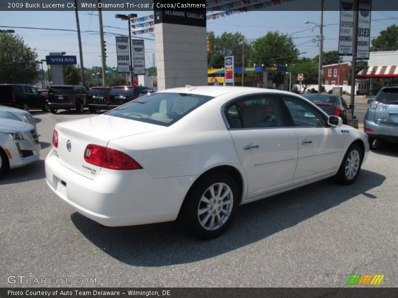 White Diamond Tri-coat / Cocoa/Cashmere 2009 Buick Lucerne CX