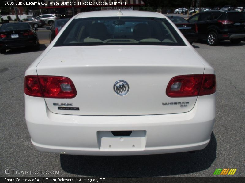 White Diamond Tri-coat / Cocoa/Cashmere 2009 Buick Lucerne CX