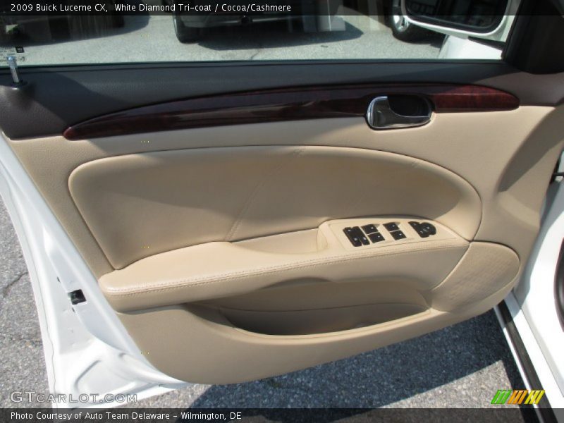 White Diamond Tri-coat / Cocoa/Cashmere 2009 Buick Lucerne CX