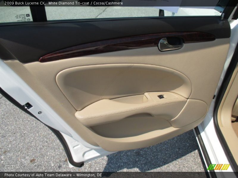 White Diamond Tri-coat / Cocoa/Cashmere 2009 Buick Lucerne CX