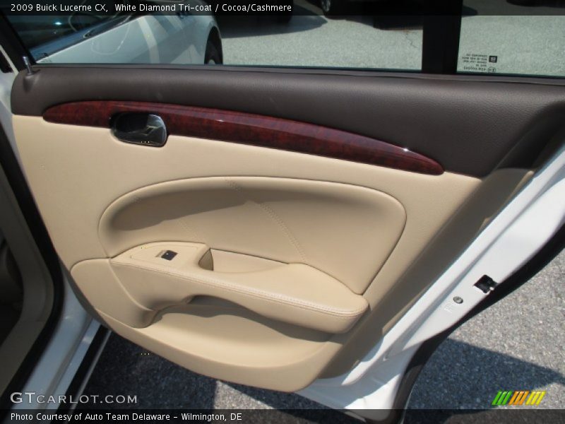 White Diamond Tri-coat / Cocoa/Cashmere 2009 Buick Lucerne CX