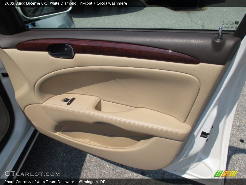 White Diamond Tri-coat / Cocoa/Cashmere 2009 Buick Lucerne CX