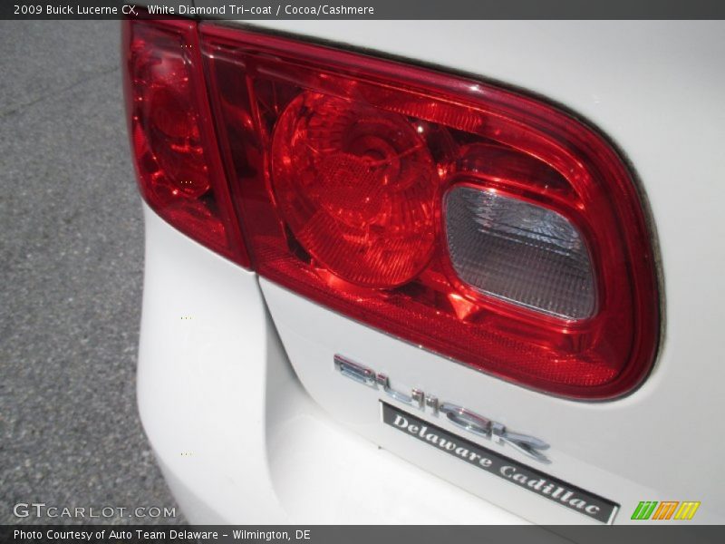 White Diamond Tri-coat / Cocoa/Cashmere 2009 Buick Lucerne CX