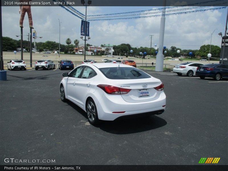 White / Black 2016 Hyundai Elantra Sport