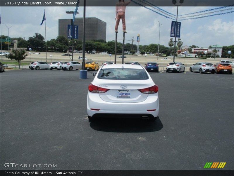 White / Black 2016 Hyundai Elantra Sport