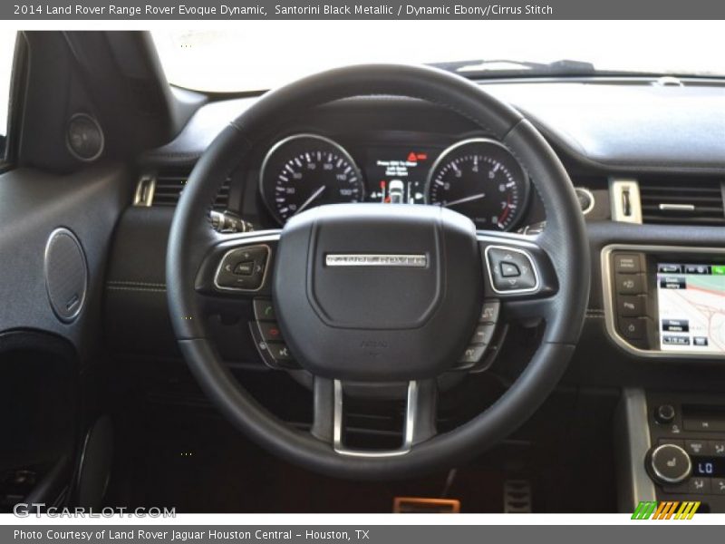 Santorini Black Metallic / Dynamic Ebony/Cirrus Stitch 2014 Land Rover Range Rover Evoque Dynamic