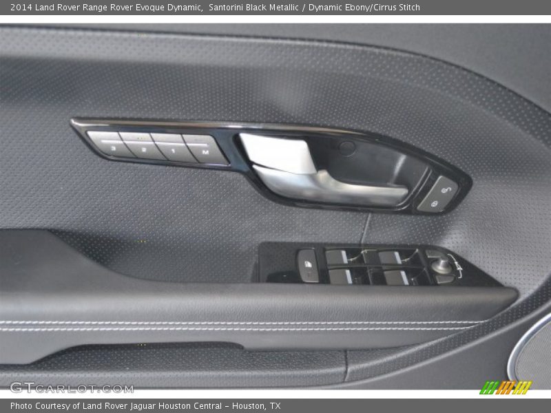 Santorini Black Metallic / Dynamic Ebony/Cirrus Stitch 2014 Land Rover Range Rover Evoque Dynamic