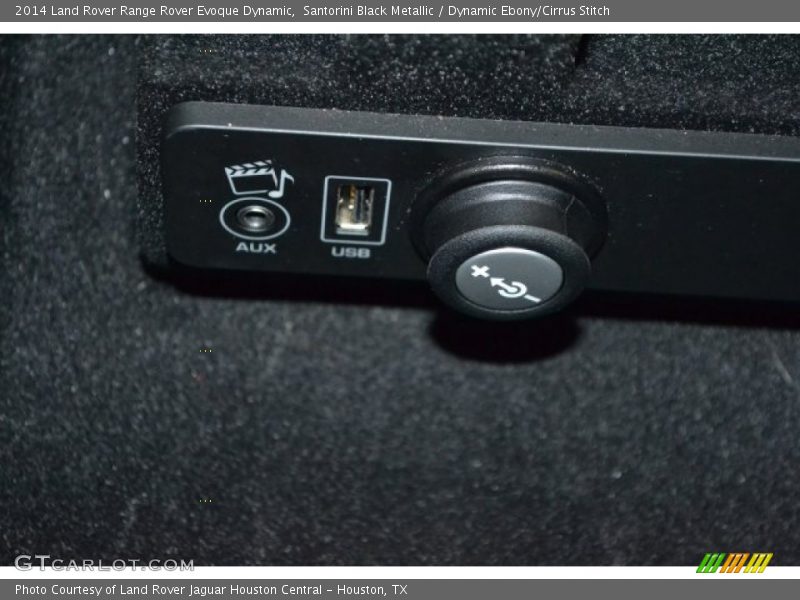 Santorini Black Metallic / Dynamic Ebony/Cirrus Stitch 2014 Land Rover Range Rover Evoque Dynamic