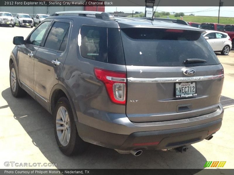 Sterling Gray Metallic / Charcoal Black 2012 Ford Explorer XLT