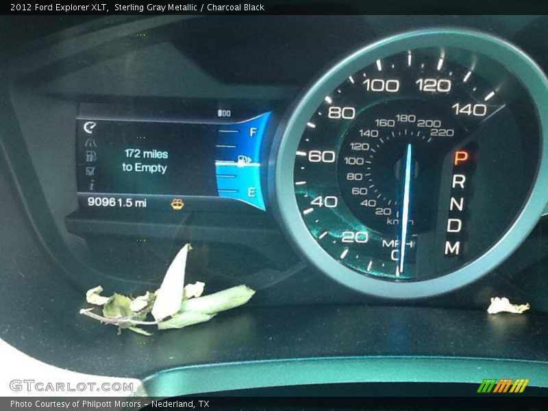 Sterling Gray Metallic / Charcoal Black 2012 Ford Explorer XLT