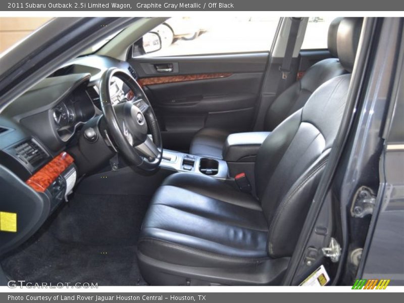 Graphite Gray Metallic / Off Black 2011 Subaru Outback 2.5i Limited Wagon