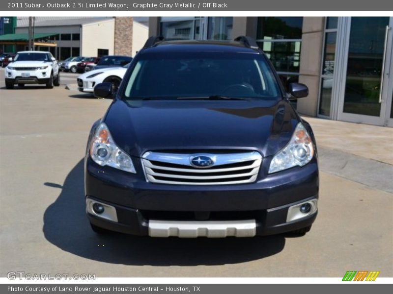 Graphite Gray Metallic / Off Black 2011 Subaru Outback 2.5i Limited Wagon