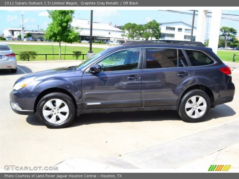 Graphite Gray Metallic / Off Black 2011 Subaru Outback 2.5i Limited Wagon