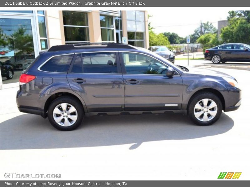 Graphite Gray Metallic / Off Black 2011 Subaru Outback 2.5i Limited Wagon