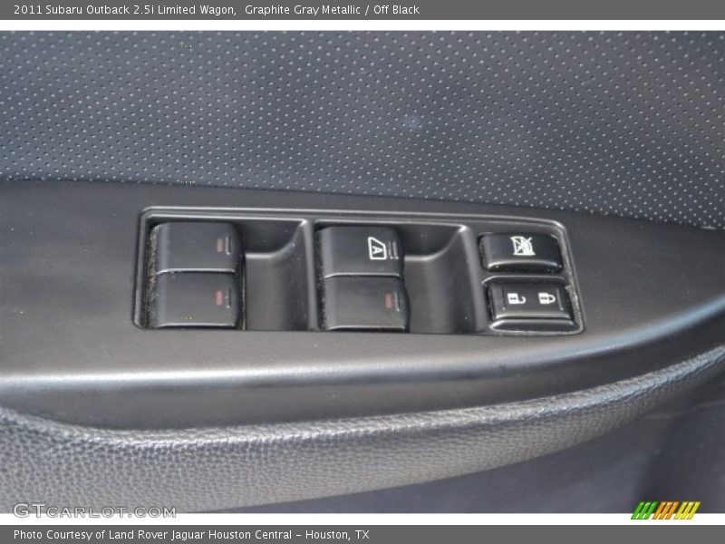 Graphite Gray Metallic / Off Black 2011 Subaru Outback 2.5i Limited Wagon
