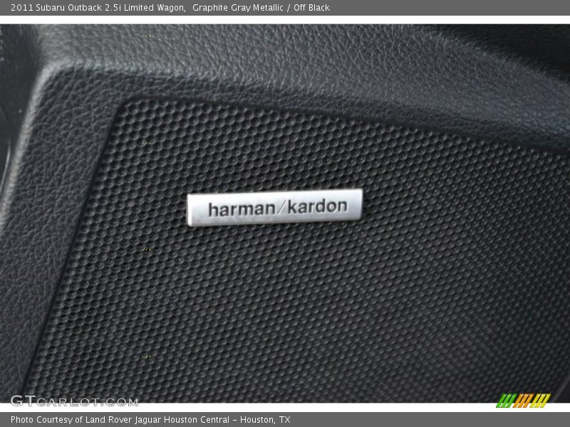 Graphite Gray Metallic / Off Black 2011 Subaru Outback 2.5i Limited Wagon