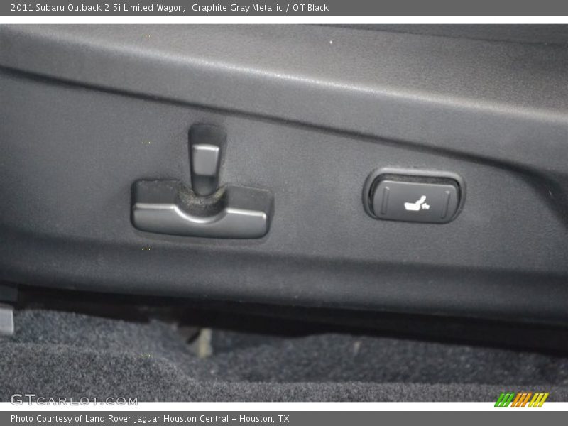 Graphite Gray Metallic / Off Black 2011 Subaru Outback 2.5i Limited Wagon