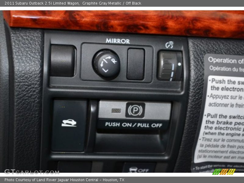 Graphite Gray Metallic / Off Black 2011 Subaru Outback 2.5i Limited Wagon