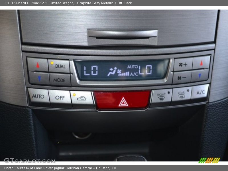 Graphite Gray Metallic / Off Black 2011 Subaru Outback 2.5i Limited Wagon