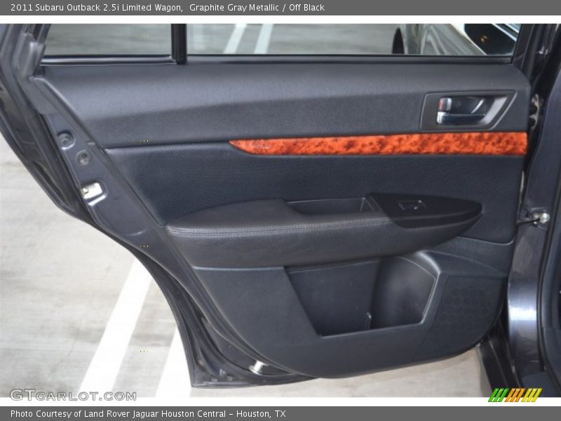 Graphite Gray Metallic / Off Black 2011 Subaru Outback 2.5i Limited Wagon