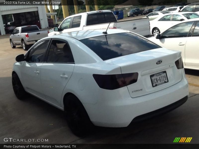 Clear White / Stone 2010 Kia Forte LX