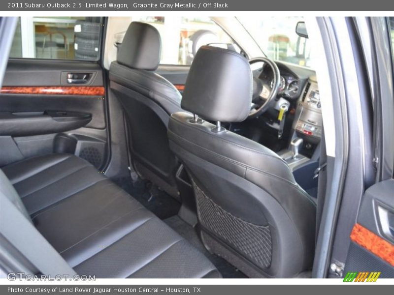 Graphite Gray Metallic / Off Black 2011 Subaru Outback 2.5i Limited Wagon