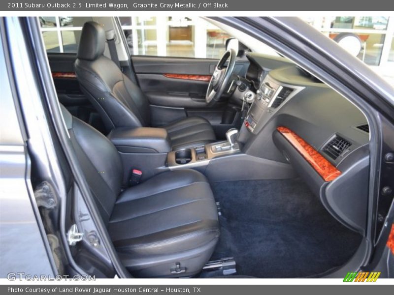 Graphite Gray Metallic / Off Black 2011 Subaru Outback 2.5i Limited Wagon