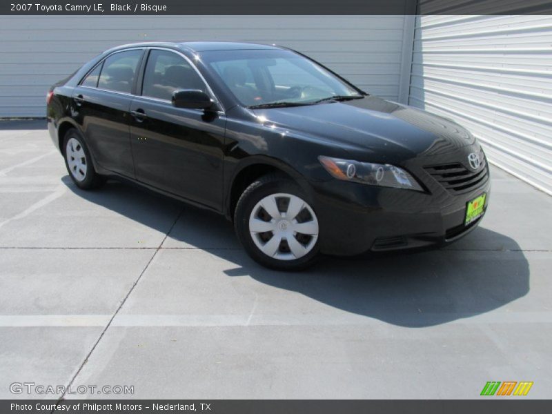 Black / Bisque 2007 Toyota Camry LE