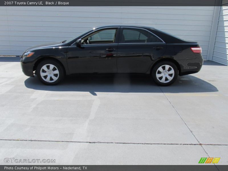 Black / Bisque 2007 Toyota Camry LE
