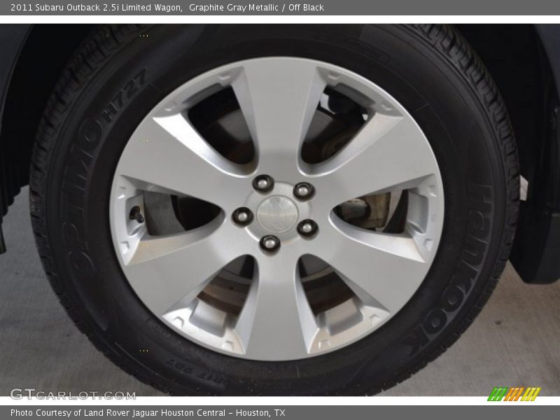 Graphite Gray Metallic / Off Black 2011 Subaru Outback 2.5i Limited Wagon
