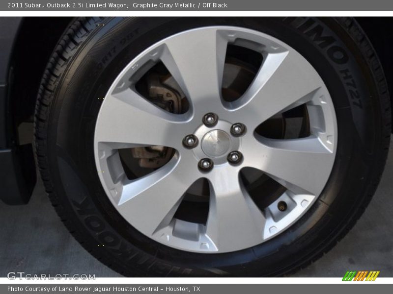 Graphite Gray Metallic / Off Black 2011 Subaru Outback 2.5i Limited Wagon