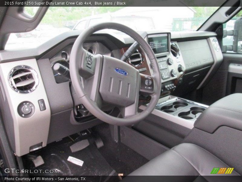 Blue Jeans / Black 2015 Ford F250 Super Duty Lariat Crew Cab 4x4