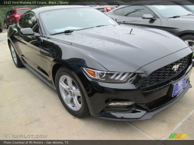 Black / Ebony 2015 Ford Mustang V6 Coupe