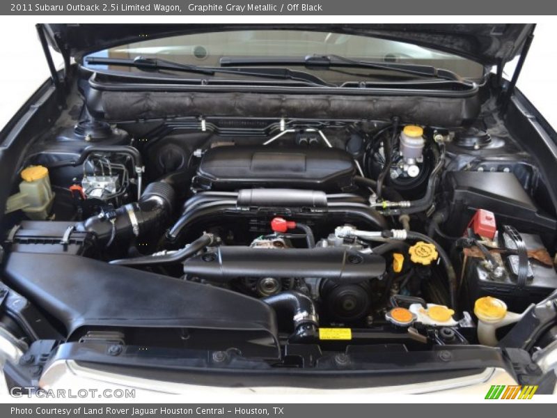 Graphite Gray Metallic / Off Black 2011 Subaru Outback 2.5i Limited Wagon