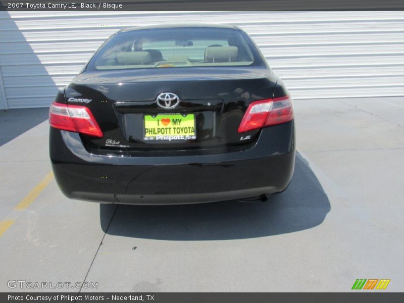 Black / Bisque 2007 Toyota Camry LE