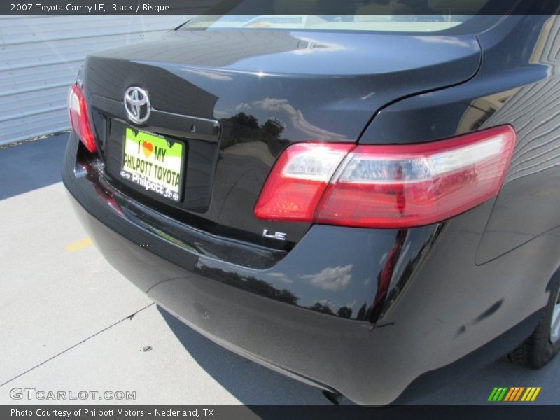 Black / Bisque 2007 Toyota Camry LE