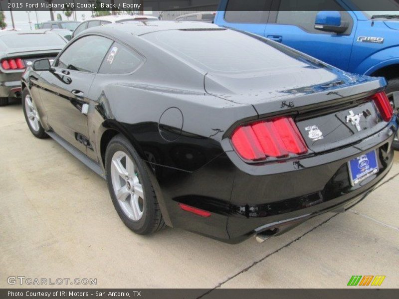 Black / Ebony 2015 Ford Mustang V6 Coupe