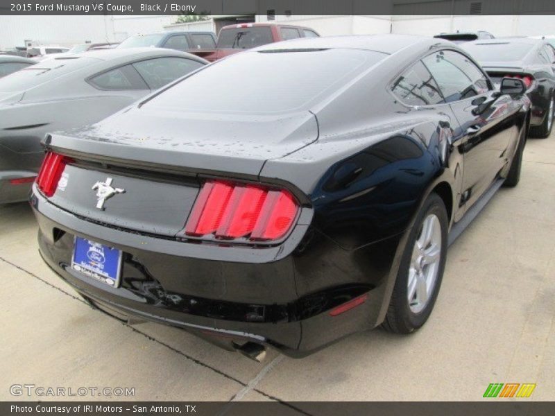 Black / Ebony 2015 Ford Mustang V6 Coupe