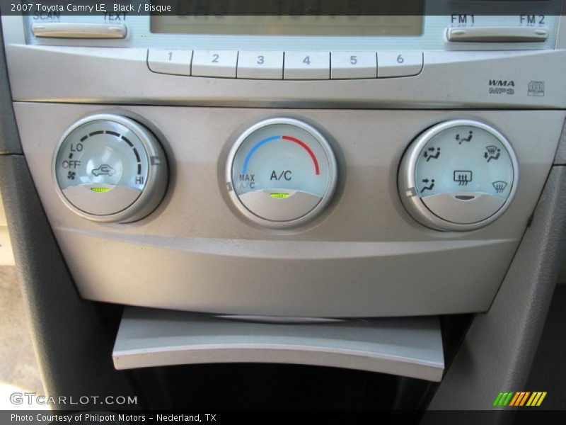 Black / Bisque 2007 Toyota Camry LE