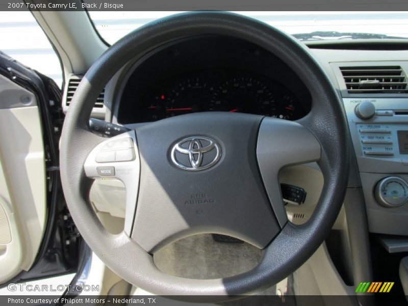 Black / Bisque 2007 Toyota Camry LE