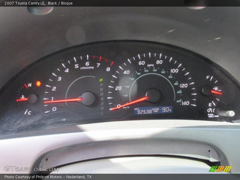 Black / Bisque 2007 Toyota Camry LE