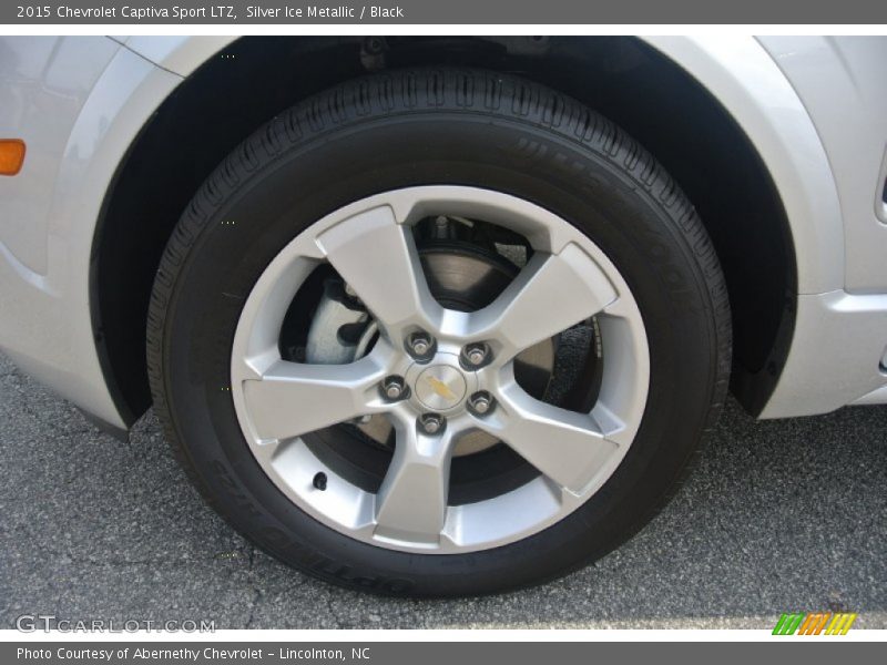 Silver Ice Metallic / Black 2015 Chevrolet Captiva Sport LTZ