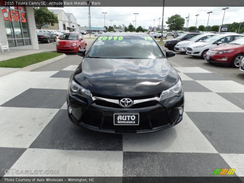 Attitude Black Metallic / Black 2015 Toyota Camry SE