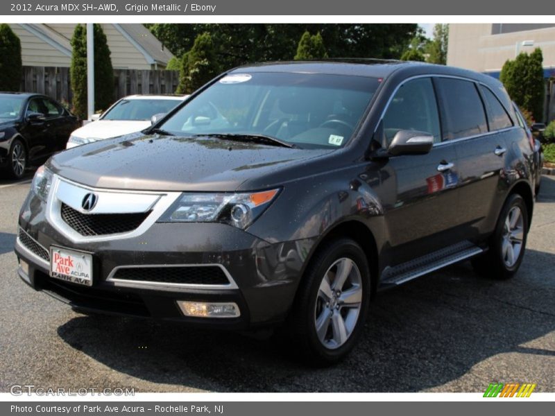 Grigio Metallic / Ebony 2012 Acura MDX SH-AWD