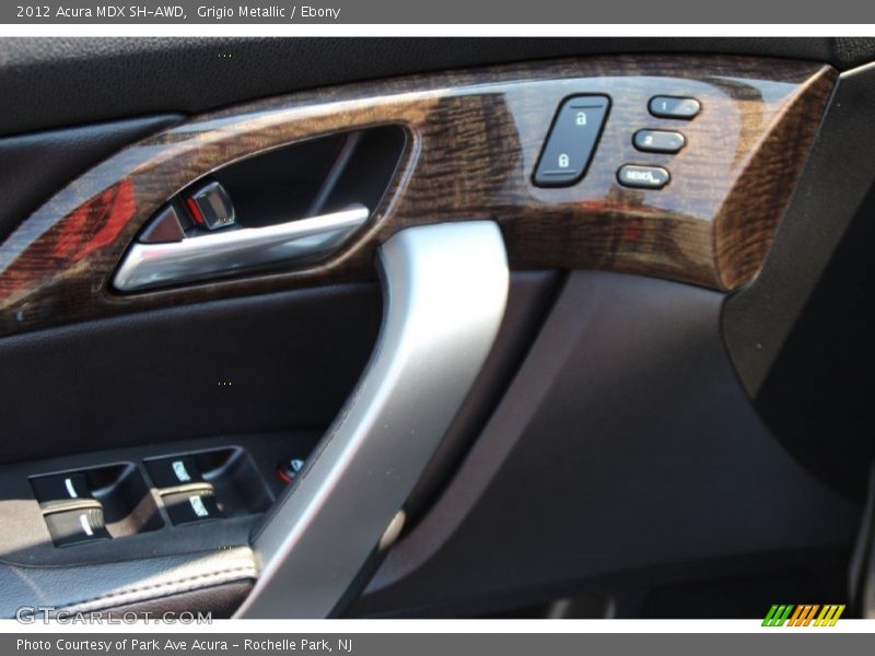 Grigio Metallic / Ebony 2012 Acura MDX SH-AWD